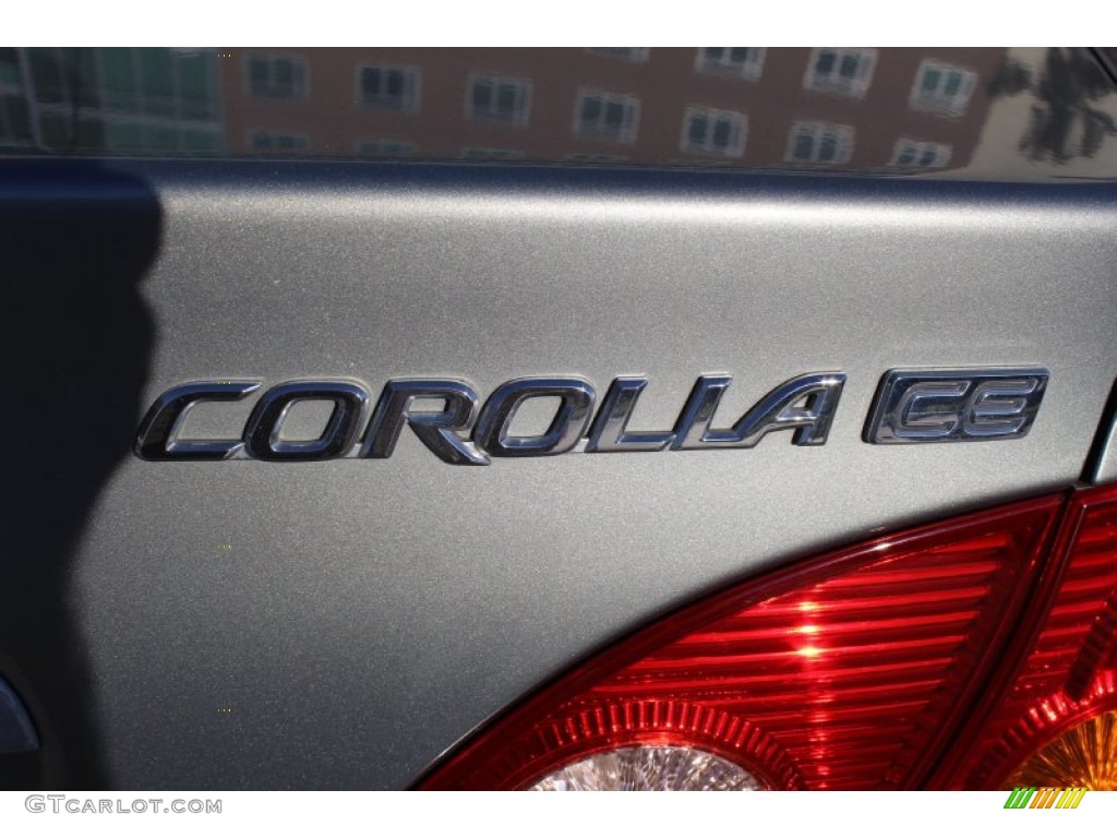 2003 Corolla CE - Mineral Green Metallic / Light Gray photo #37