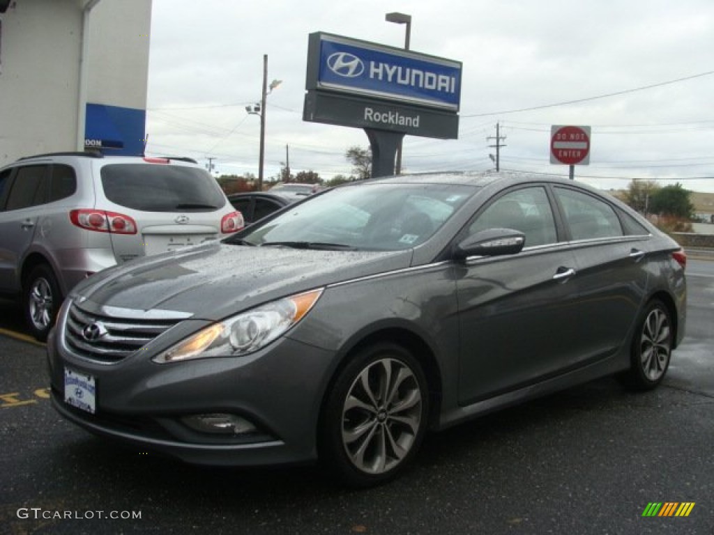 2014 Sonata SE - Harbor Gray Metallic / Gray photo #1