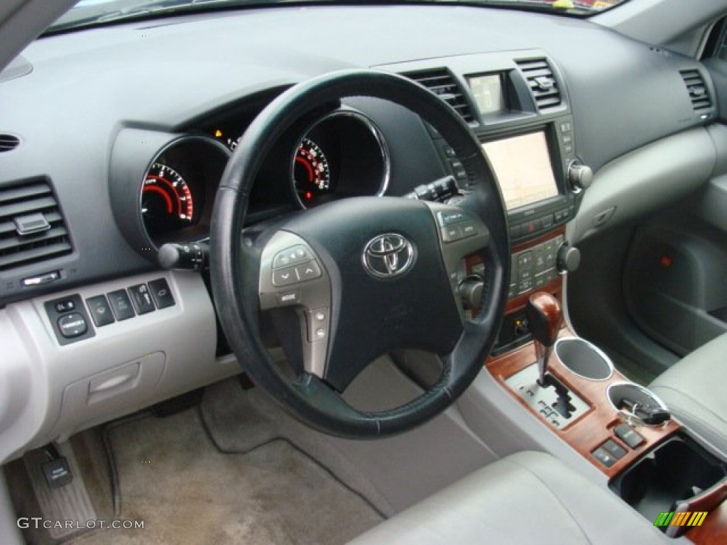 2008 Highlander Limited 4WD - Blue Streak Metallic / Ash Gray photo #9