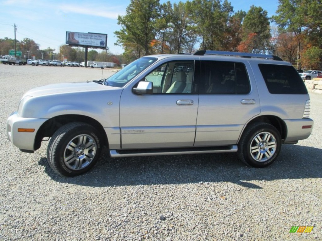 2007 Mountaineer Premier AWD - Silver Birch Metallic / Camel photo #3
