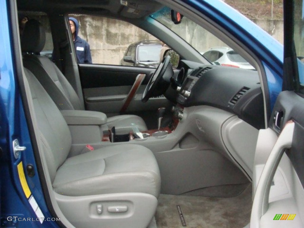 2008 Highlander Limited 4WD - Blue Streak Metallic / Ash Gray photo #28