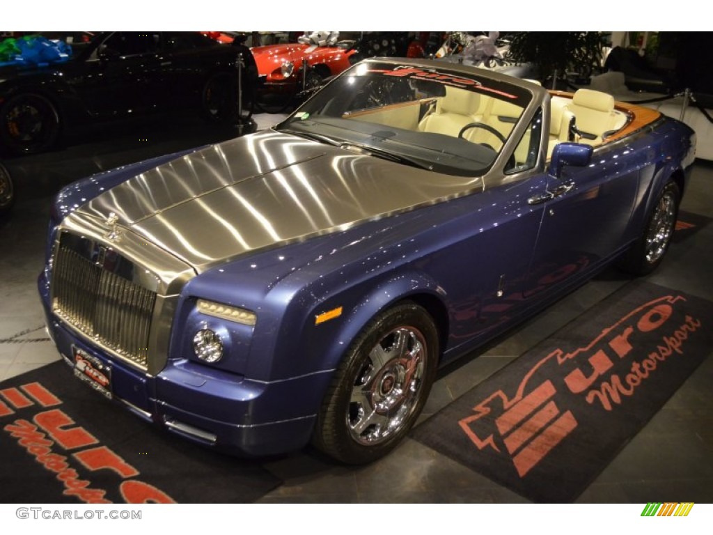 2008 Phantom Drophead Coupe  - Metropolitan Blue / Light Creme photo #8