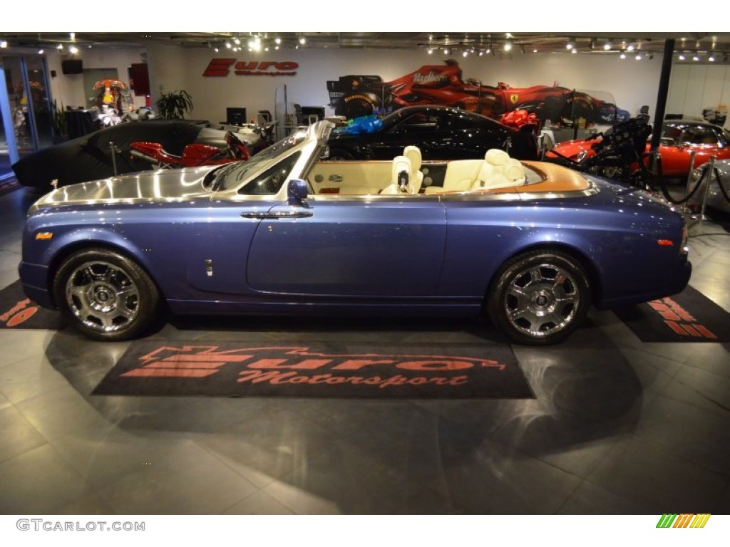 2008 Phantom Drophead Coupe  - Metropolitan Blue / Light Creme photo #10