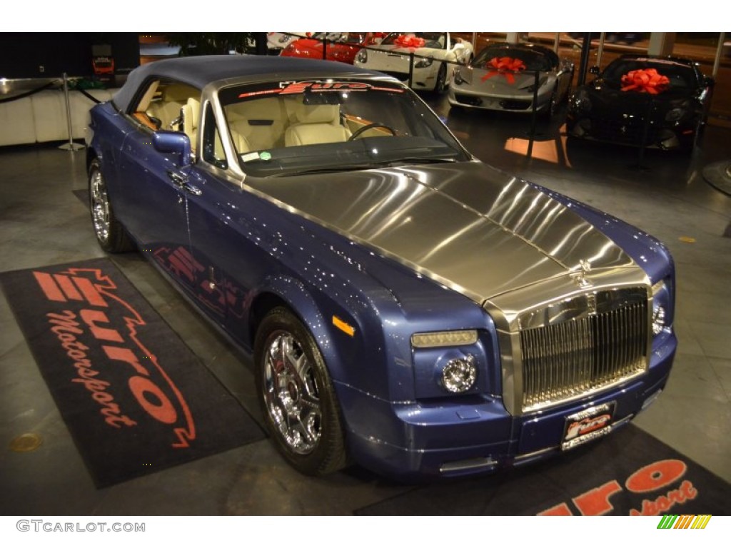 2008 Phantom Drophead Coupe  - Metropolitan Blue / Light Creme photo #36