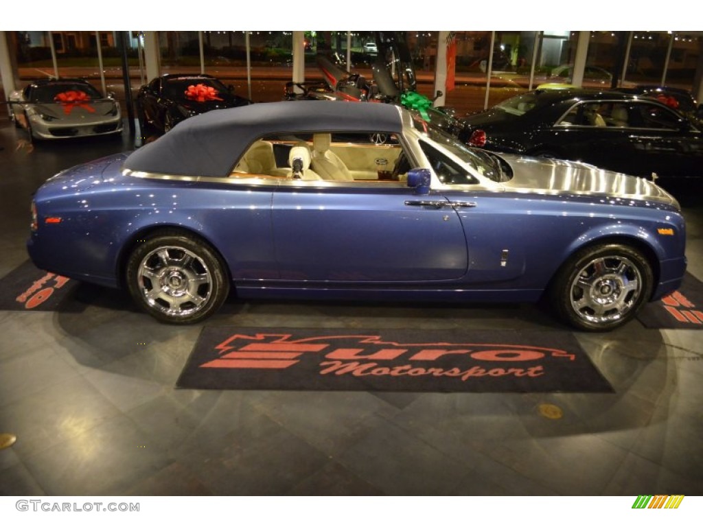 2008 Phantom Drophead Coupe  - Metropolitan Blue / Light Creme photo #37