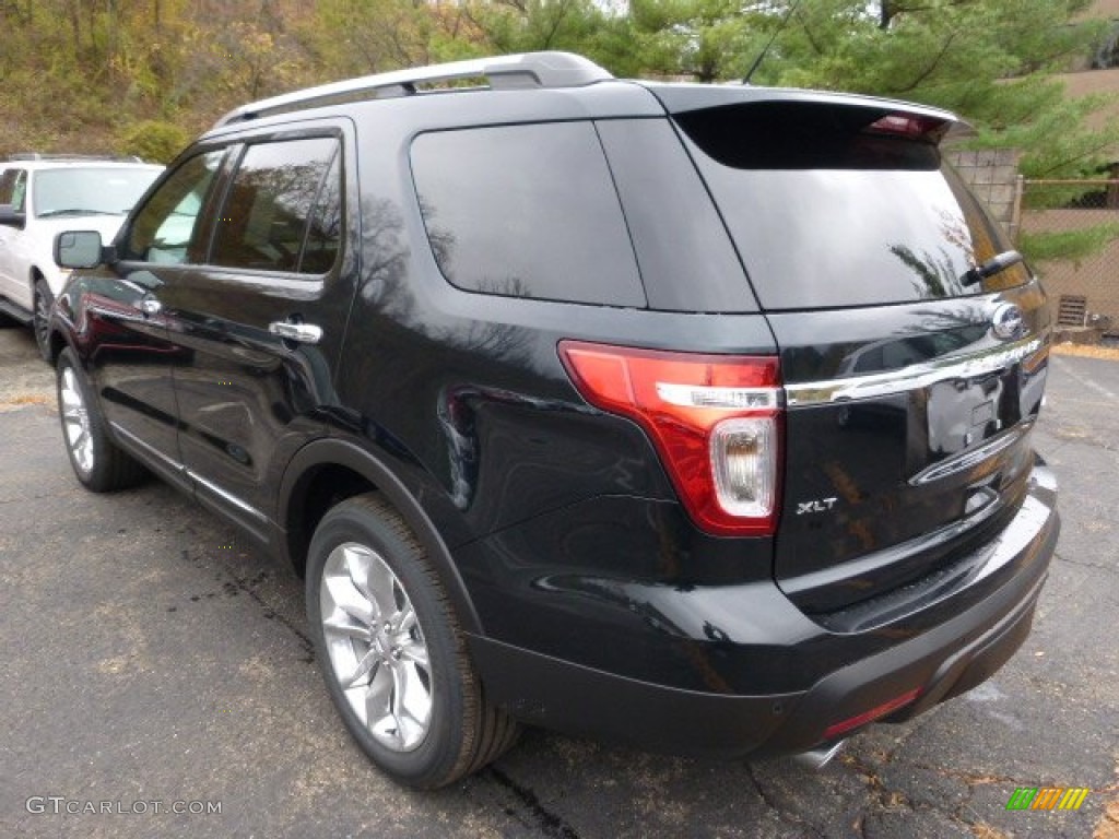 2015 Explorer XLT 4WD - Dark Side / Charcoal Black photo #3