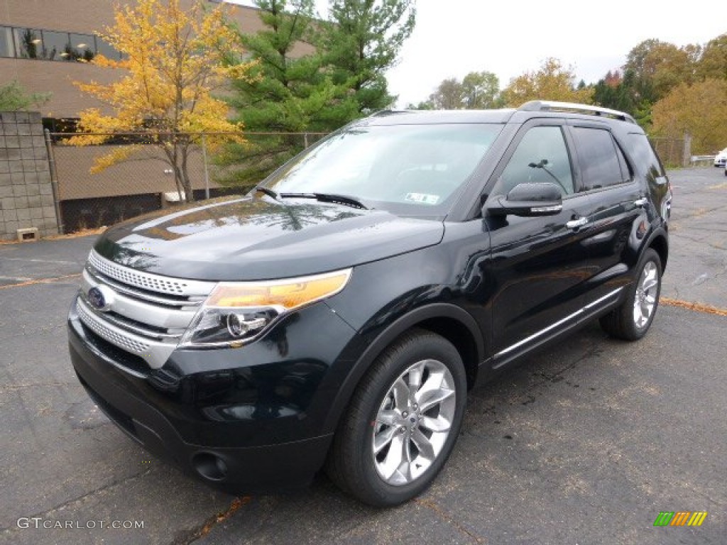 2015 Explorer XLT 4WD - Dark Side / Charcoal Black photo #4