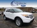 2015 Oxford White Ford Explorer XLT 4WD  photo #1