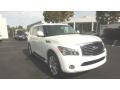 Moonlight White - QX 56 4WD Photo No. 4