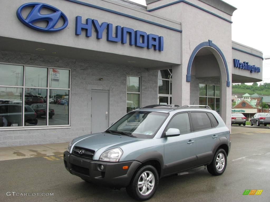 2006 Tucson GLS V6 - Alpine Frost / Gray photo #1