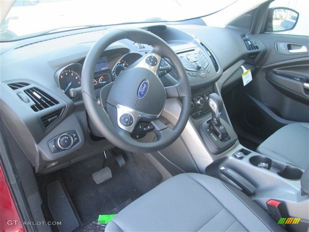 Charcoal Black Interior 2015 Ford Escape SE Photo #98480274