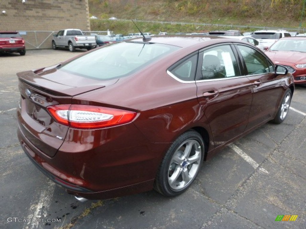 2015 Fusion SE - Bronze Fire Metallic / Charcoal Black photo #2