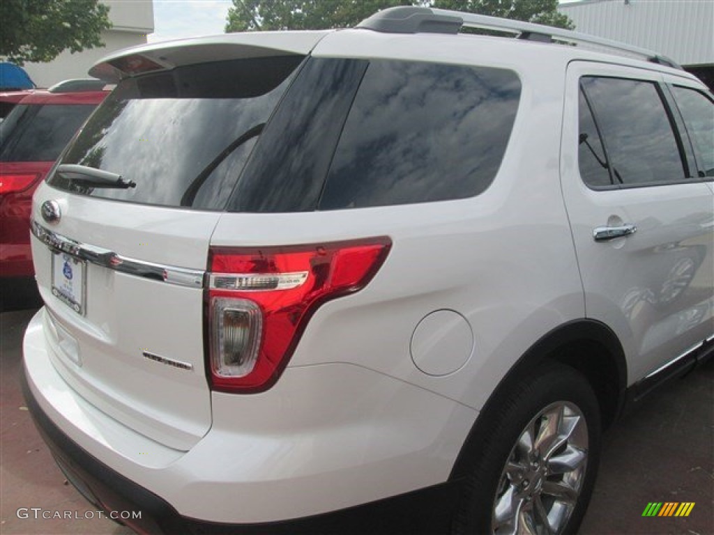 2015 Explorer Limited - White Platinum / Sport Charcoal Black/Sienna photo #7