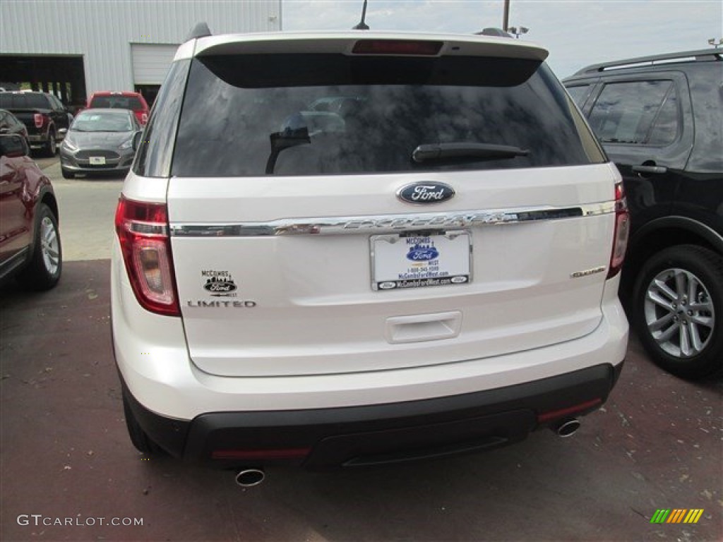 2015 Explorer Limited - White Platinum / Sport Charcoal Black/Sienna photo #10