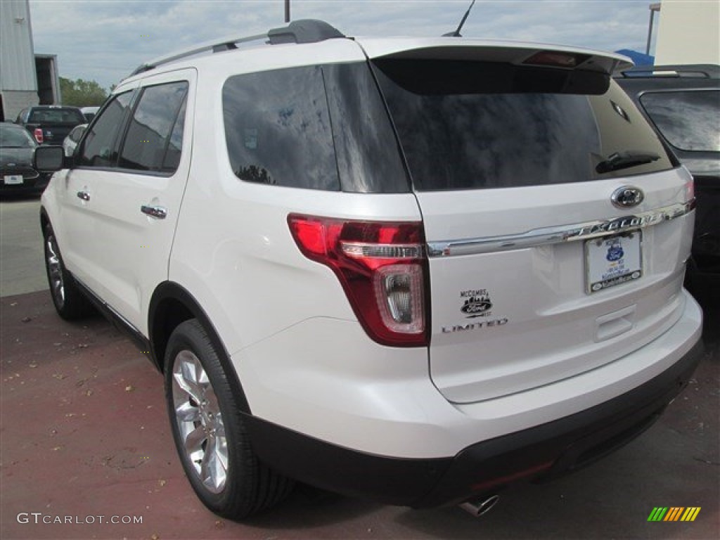 2015 Explorer Limited - White Platinum / Sport Charcoal Black/Sienna photo #11