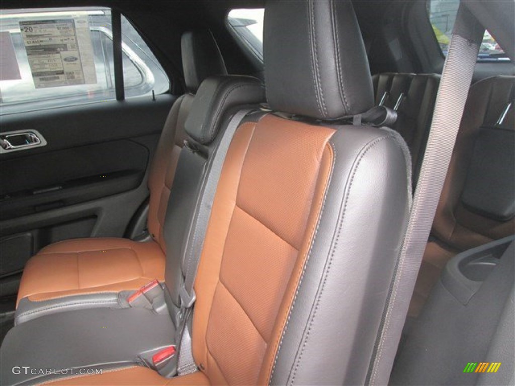 2015 Explorer Limited - White Platinum / Sport Charcoal Black/Sienna photo #13