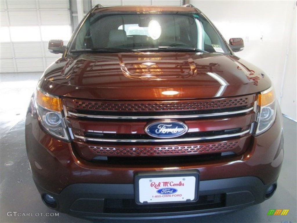 2015 Explorer Limited - Bronze Fire / Medium Light Stone photo #2