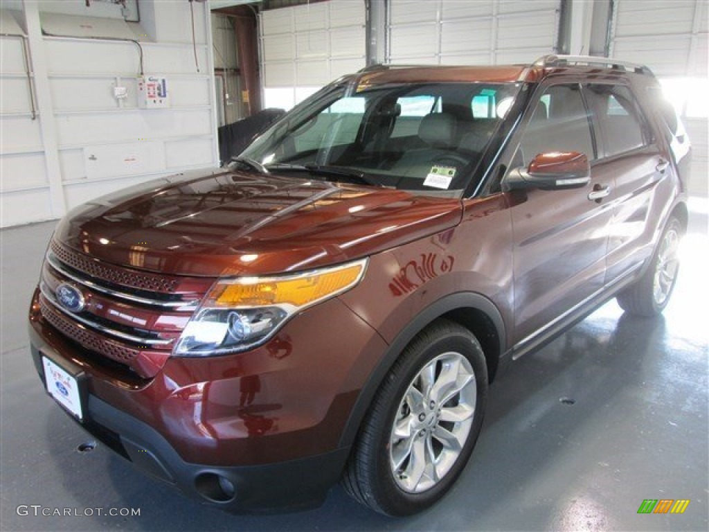 2015 Explorer Limited - Bronze Fire / Medium Light Stone photo #3