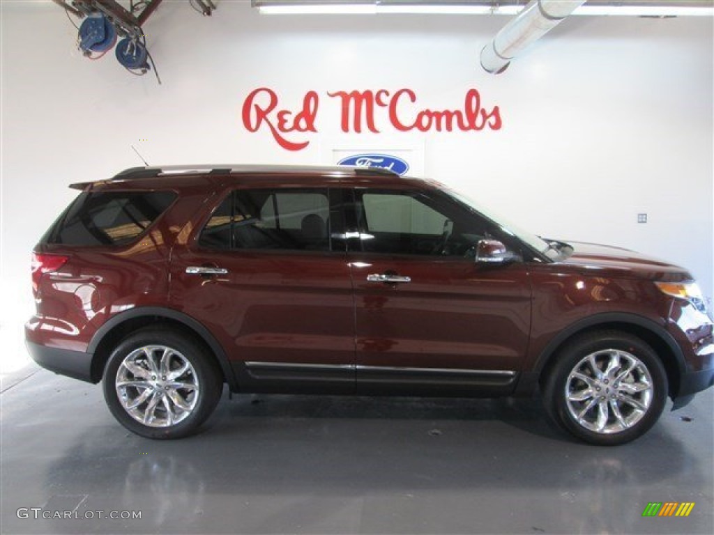 2015 Explorer Limited - Bronze Fire / Medium Light Stone photo #9