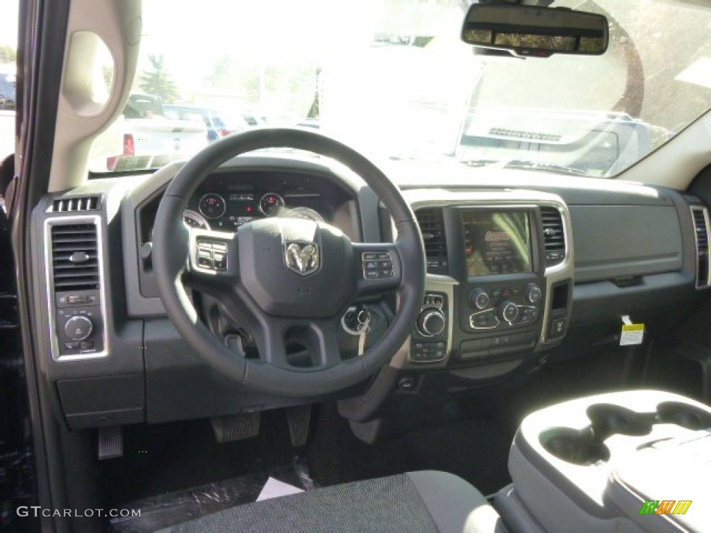 2014 1500 SLT Crew Cab 4x4 - Granite Crystal Metallic / Black/Diesel Gray photo #14