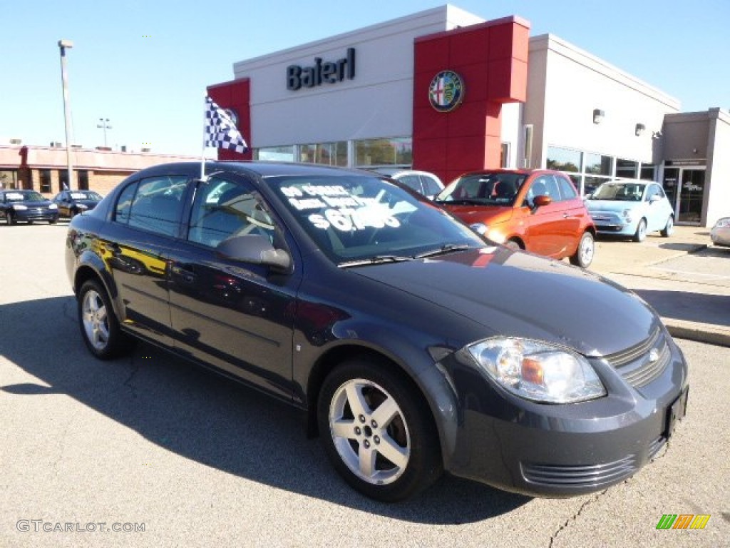 2009 Cobalt LT Sedan - Slate Metallic / Ebony photo #1