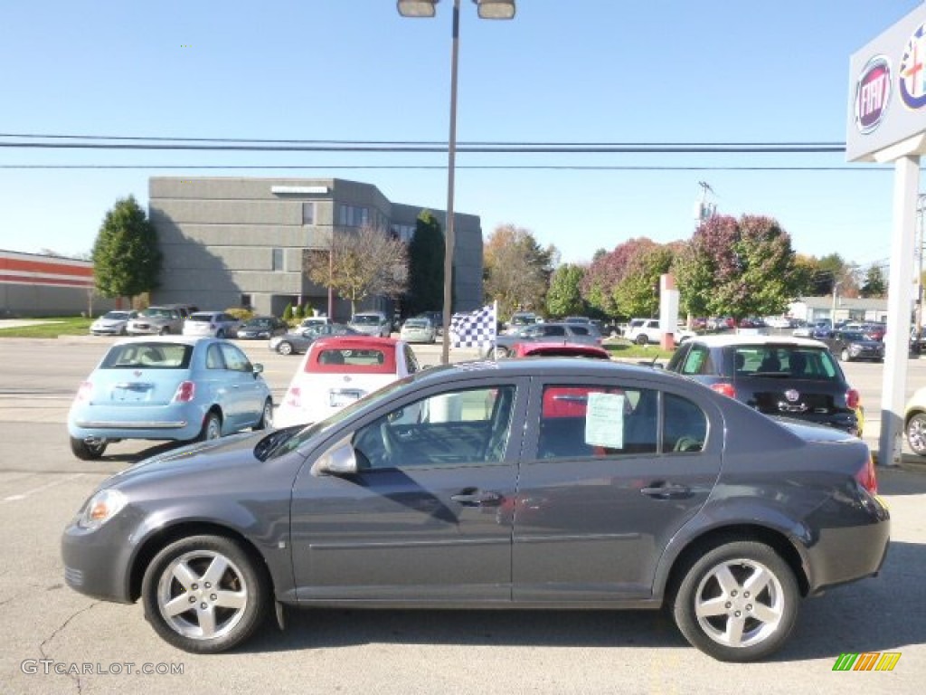 2009 Cobalt LT Sedan - Slate Metallic / Ebony photo #4