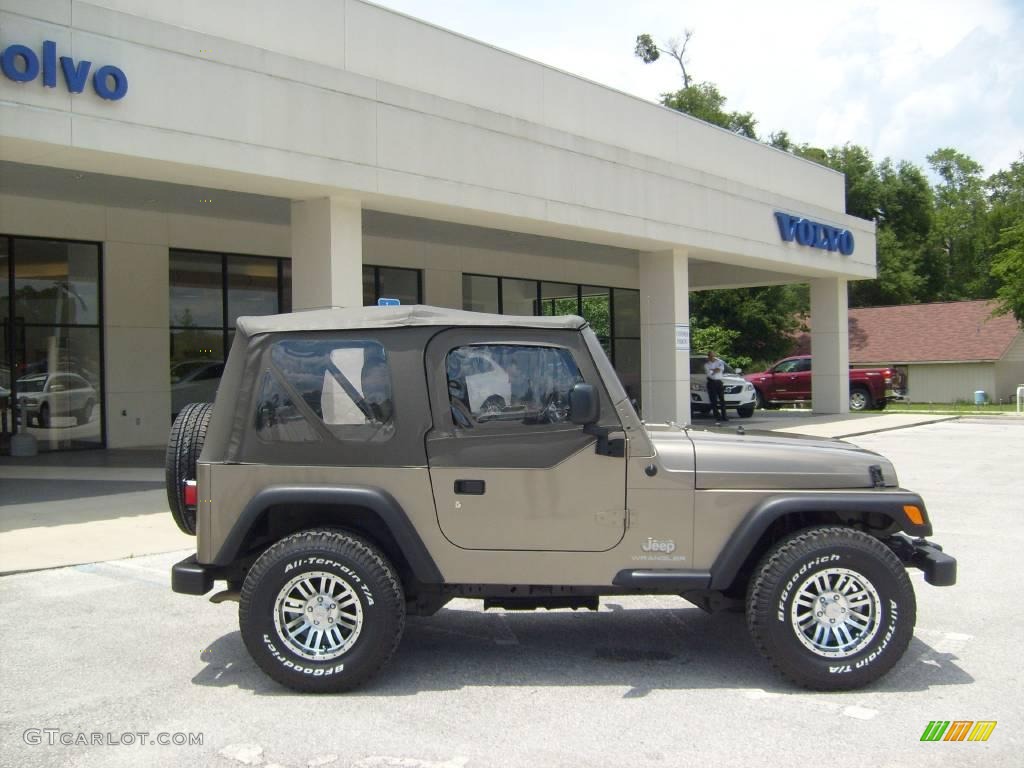 2004 Wrangler SE 4x4 - Light Khaki Metallic / Khaki photo #2