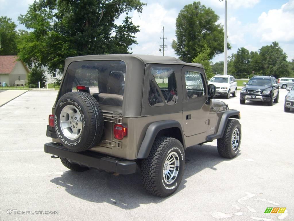 2004 Wrangler SE 4x4 - Light Khaki Metallic / Khaki photo #3