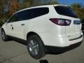2015 White Diamond Tricoat Chevrolet Traverse LT AWD  photo #3