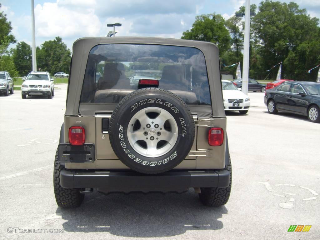 2004 Wrangler SE 4x4 - Light Khaki Metallic / Khaki photo #4