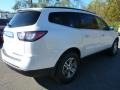 2015 White Diamond Tricoat Chevrolet Traverse LT AWD  photo #5