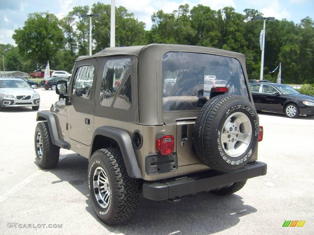 2004 Wrangler SE 4x4 - Light Khaki Metallic / Khaki photo #5