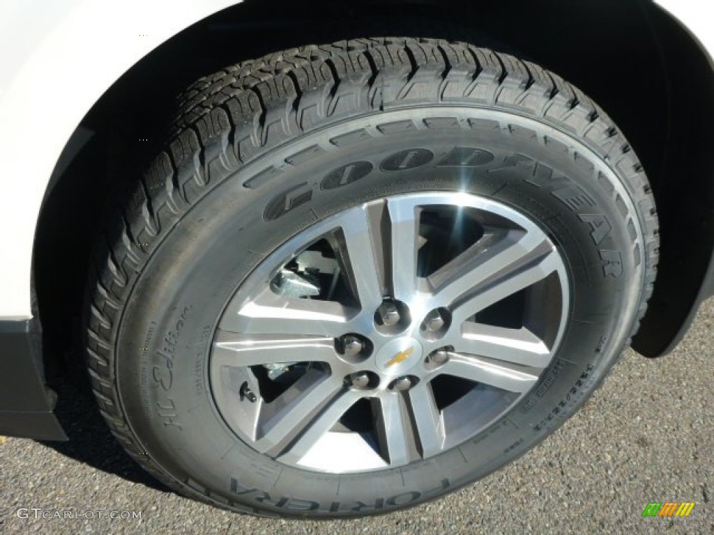 2015 Traverse LT AWD - White Diamond Tricoat / Ebony photo #8