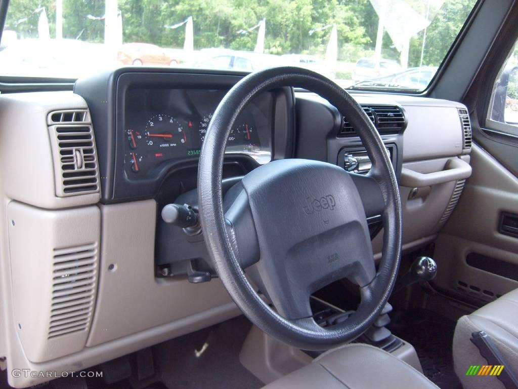 2004 Wrangler SE 4x4 - Light Khaki Metallic / Khaki photo #17