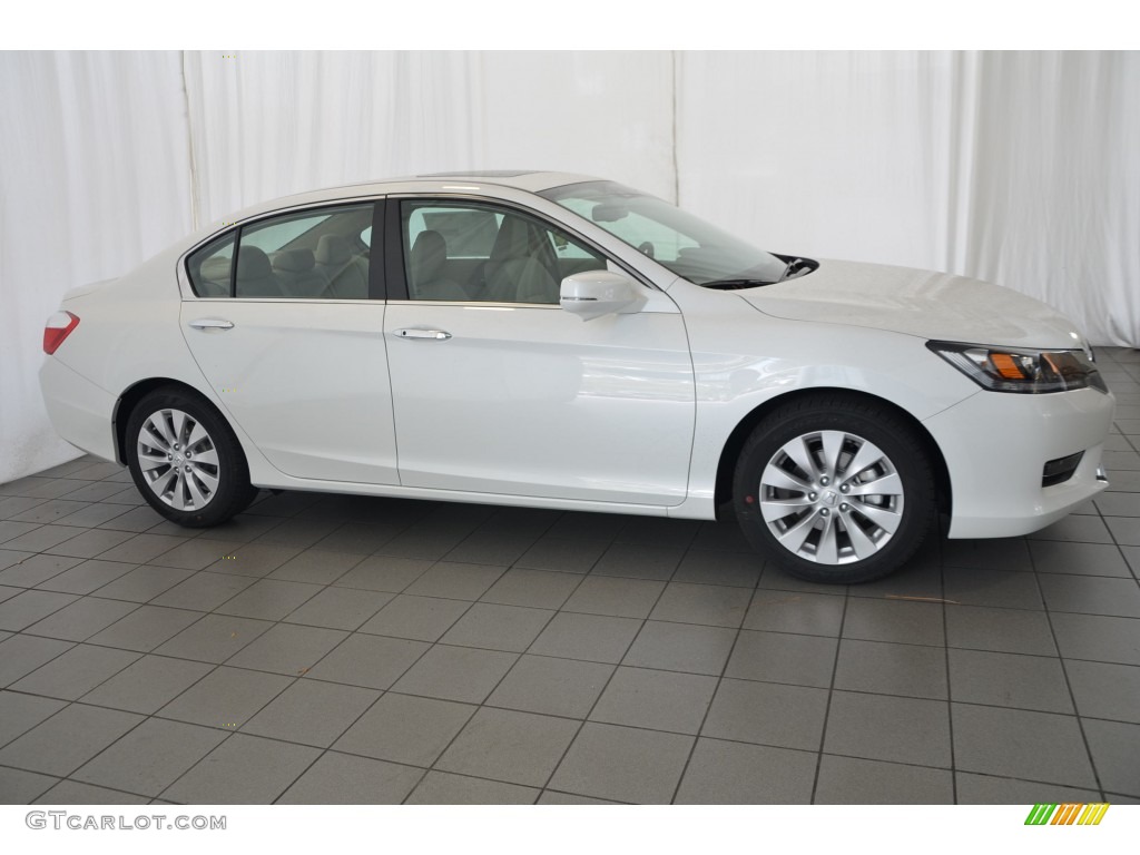 2015 Accord EX-L Sedan - White Orchid Pearl / Ivory photo #7