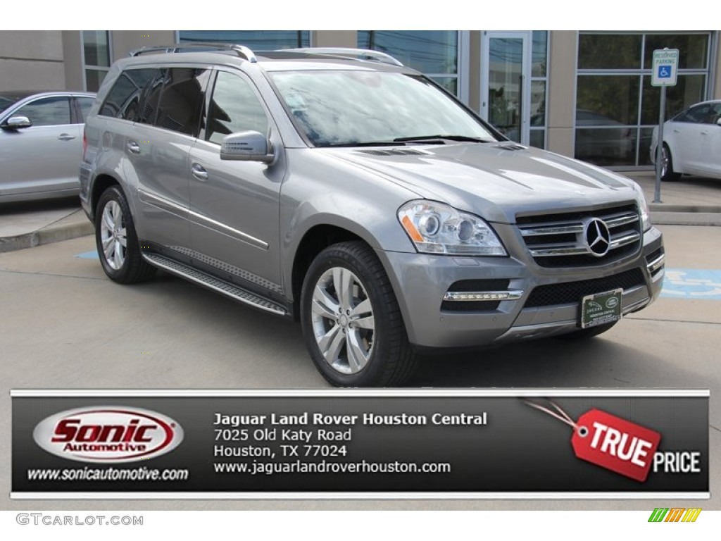 2012 GL 450 4Matic - Steel Grey Metallic / Black photo #1