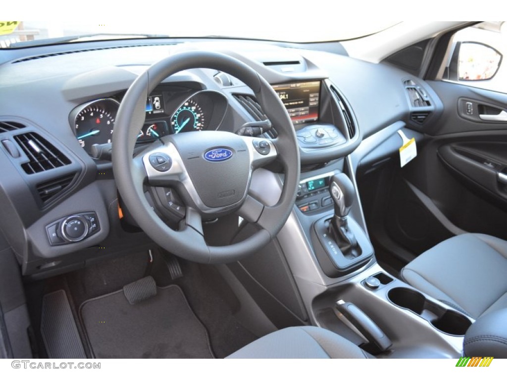 2015 Ford Escape SE Charcoal Black Dashboard Photo #98496608