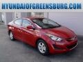 2015 Geranium Red Hyundai Elantra SE Sedan  photo #1