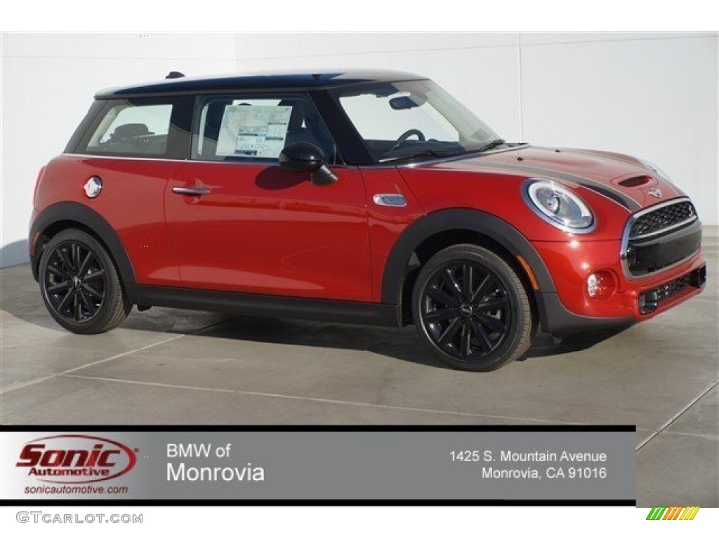 2015 Cooper S Hardtop 2 Door - Blazing Red Metallic / Carbon Black photo #1