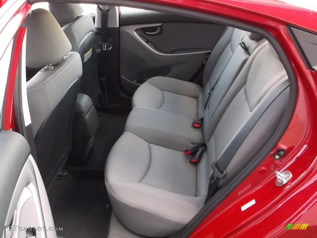 2015 Elantra SE Sedan - Geranium Red / Gray photo #13