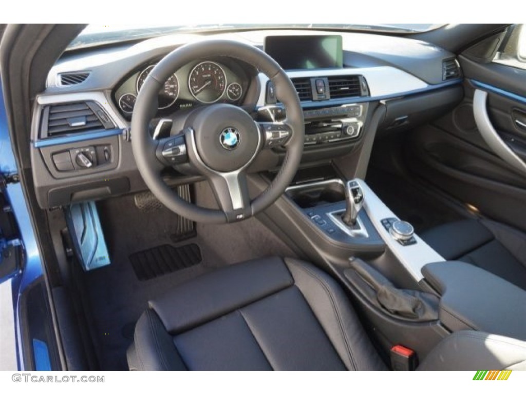 Black Interior 2015 BMW 4 Series 435i Coupe Photo #98497122