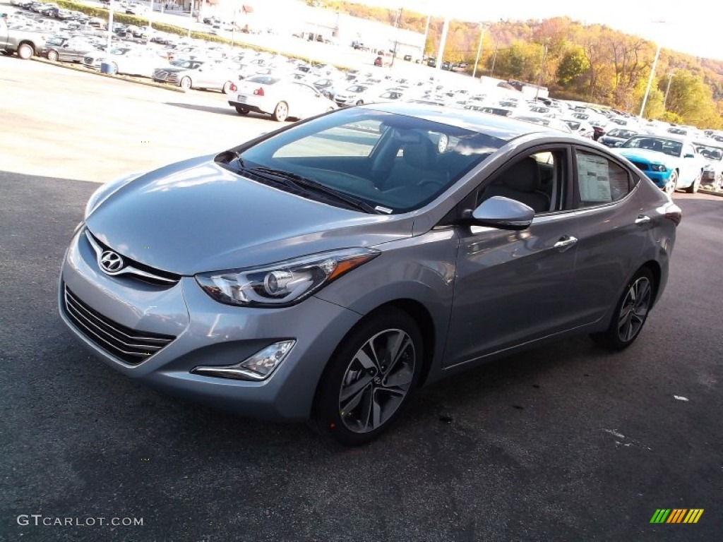 2015 Elantra Limited Sedan - Titanium Gray Metallic / Gray photo #5