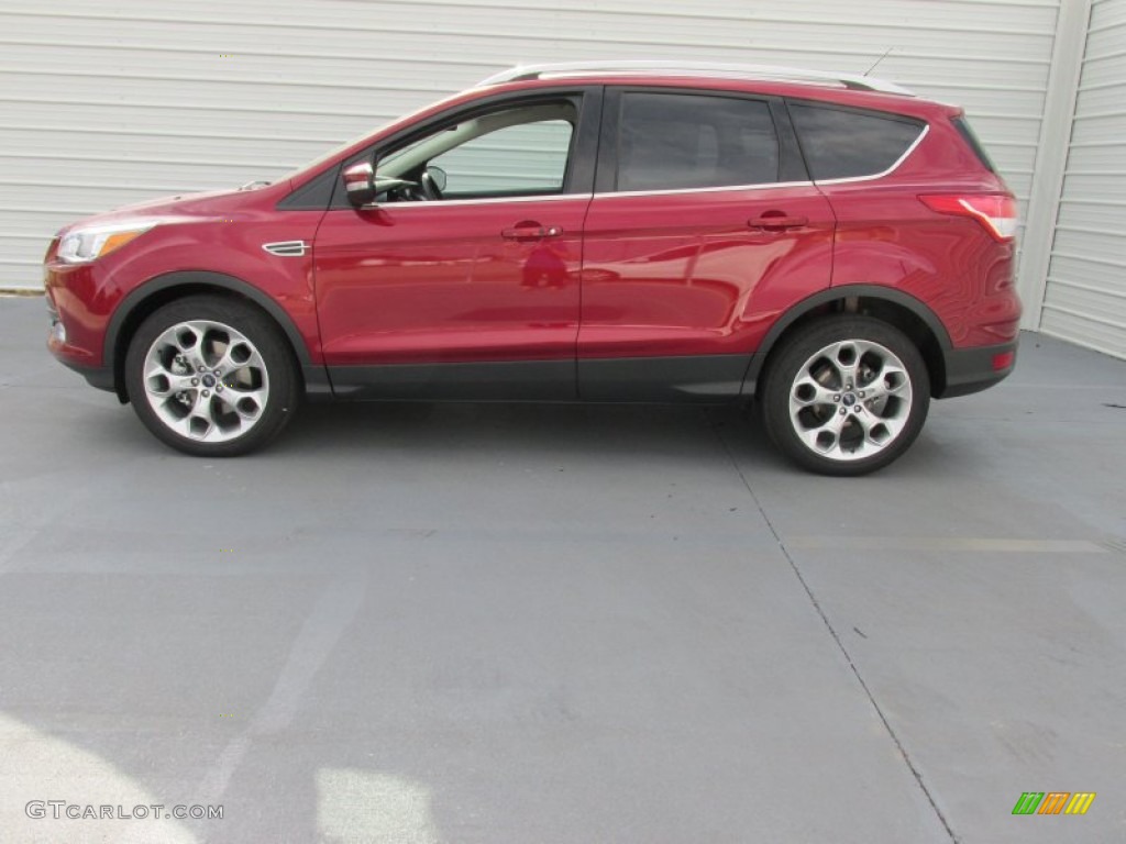 2015 Escape Titanium - Ruby Red Metallic / Charcoal Black photo #6