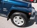 2010 Deep Water Blue Pearl Jeep Wrangler Unlimited Sahara 4x4  photo #20