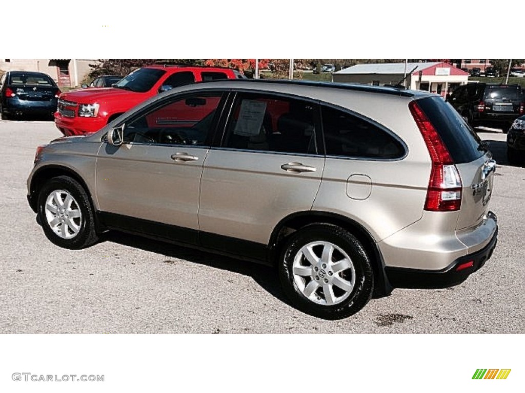 2009 CR-V EX-L 4WD - Borrego Beige Metallic / Ivory photo #2