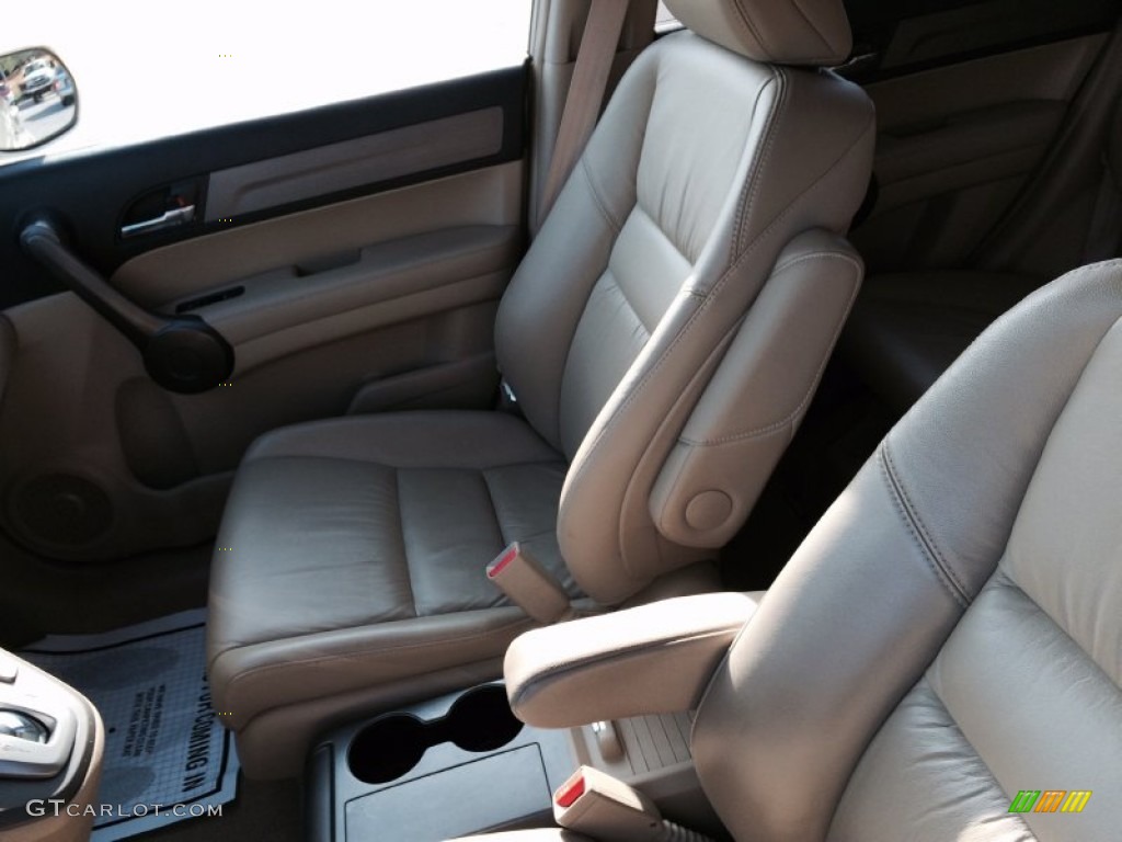 2009 CR-V EX-L 4WD - Borrego Beige Metallic / Ivory photo #36