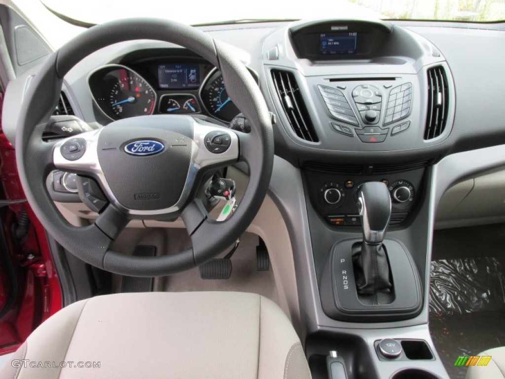 2015 Ford Escape SE Medium Light Stone Dashboard Photo #98500365