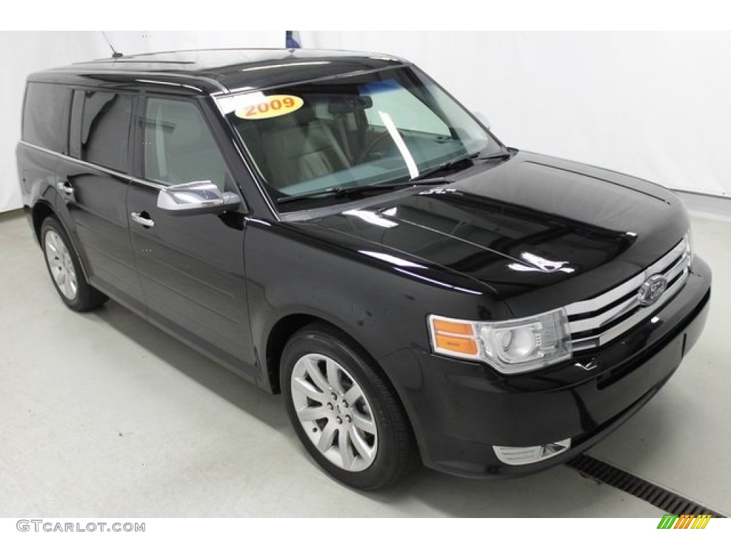 2009 Flex Limited AWD - Black / Medium Light Stone photo #1