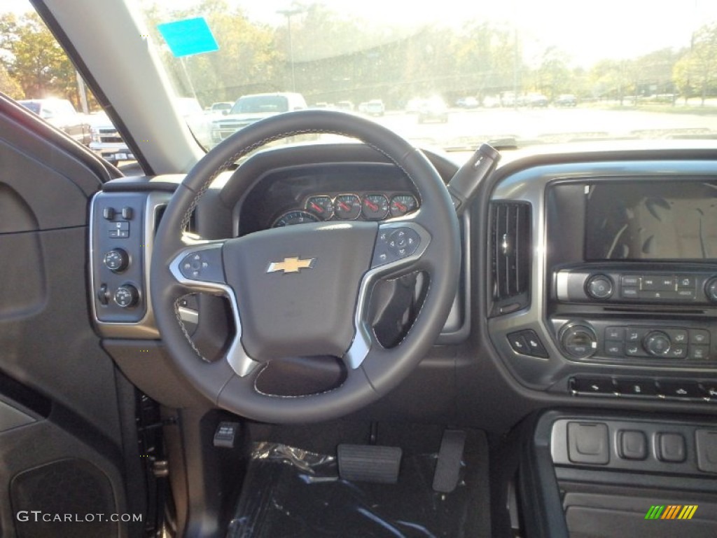 2015 Silverado 1500 LT Crew Cab 4x4 - Brownstone Metallic / Jet Black photo #6