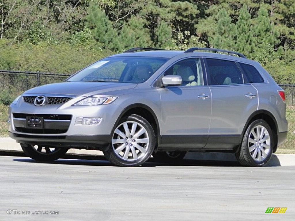 Liquid Silver Metallic 2009 Mazda CX-9 Grand Touring Exterior Photo #98505923